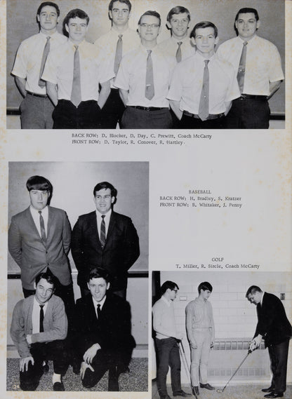 1968. Blanchester High School Yearbook