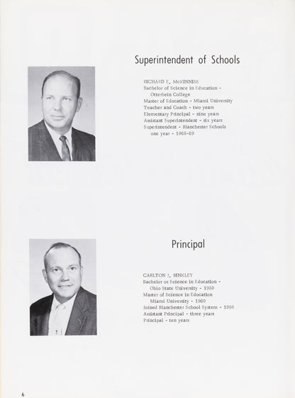 1969. Blanchester High School Yearbook