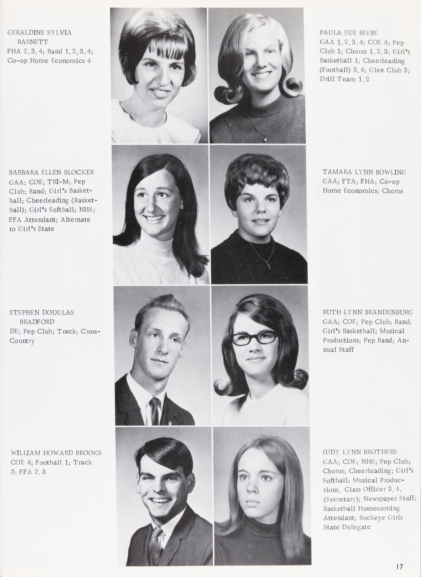 1969. Blanchester High School Yearbook