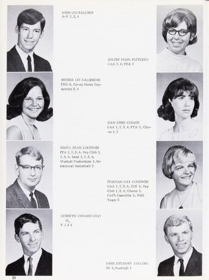 1969. Blanchester High School Yearbook