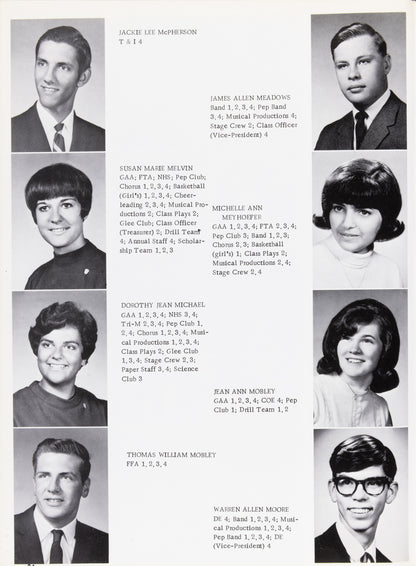 1969. Blanchester High School Yearbook