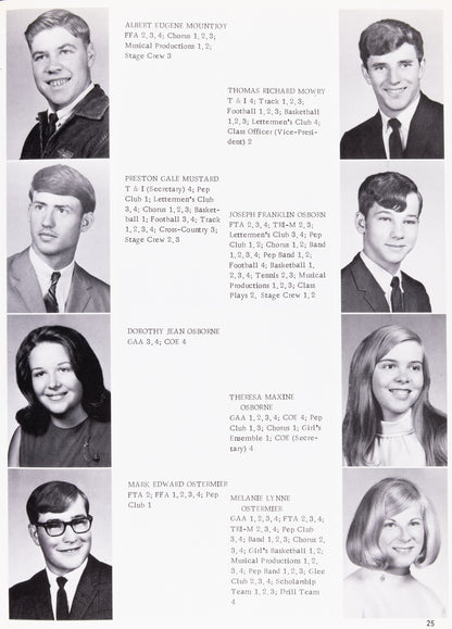 1969. Blanchester High School Yearbook