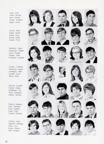 1969. Blanchester High School Yearbook