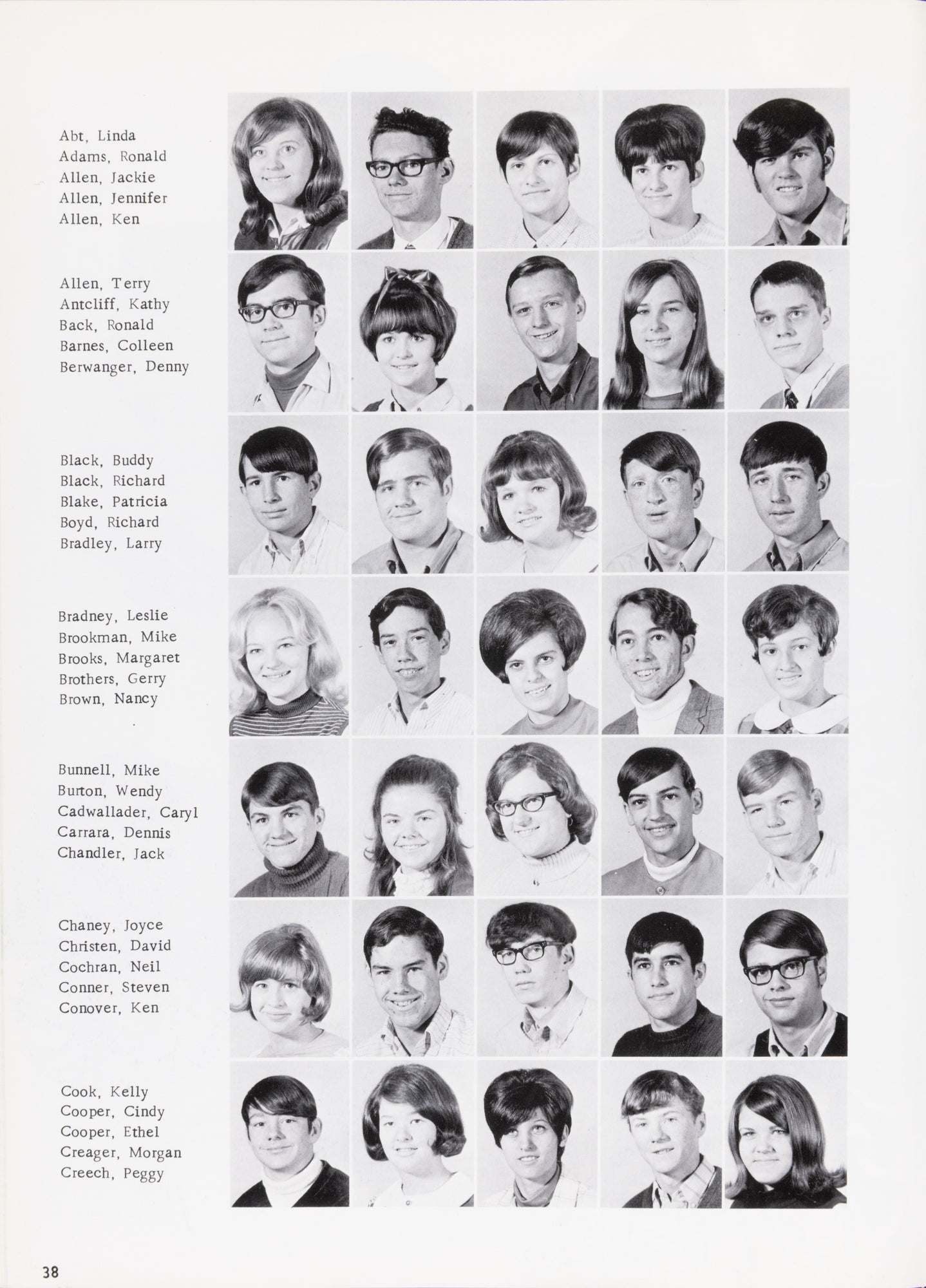 1969. Blanchester High School Yearbook