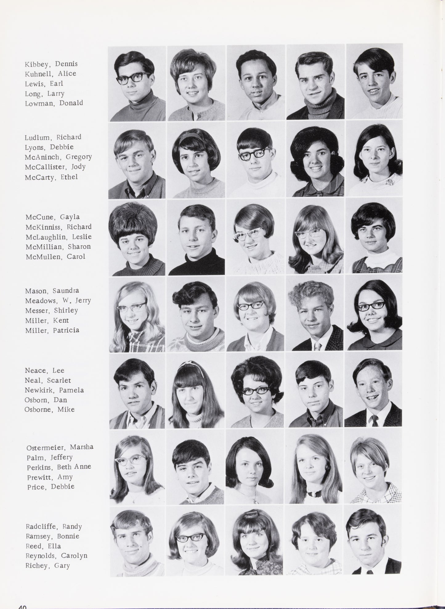 1969. Blanchester High School Yearbook