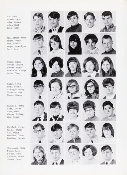 1969. Blanchester High School Yearbook