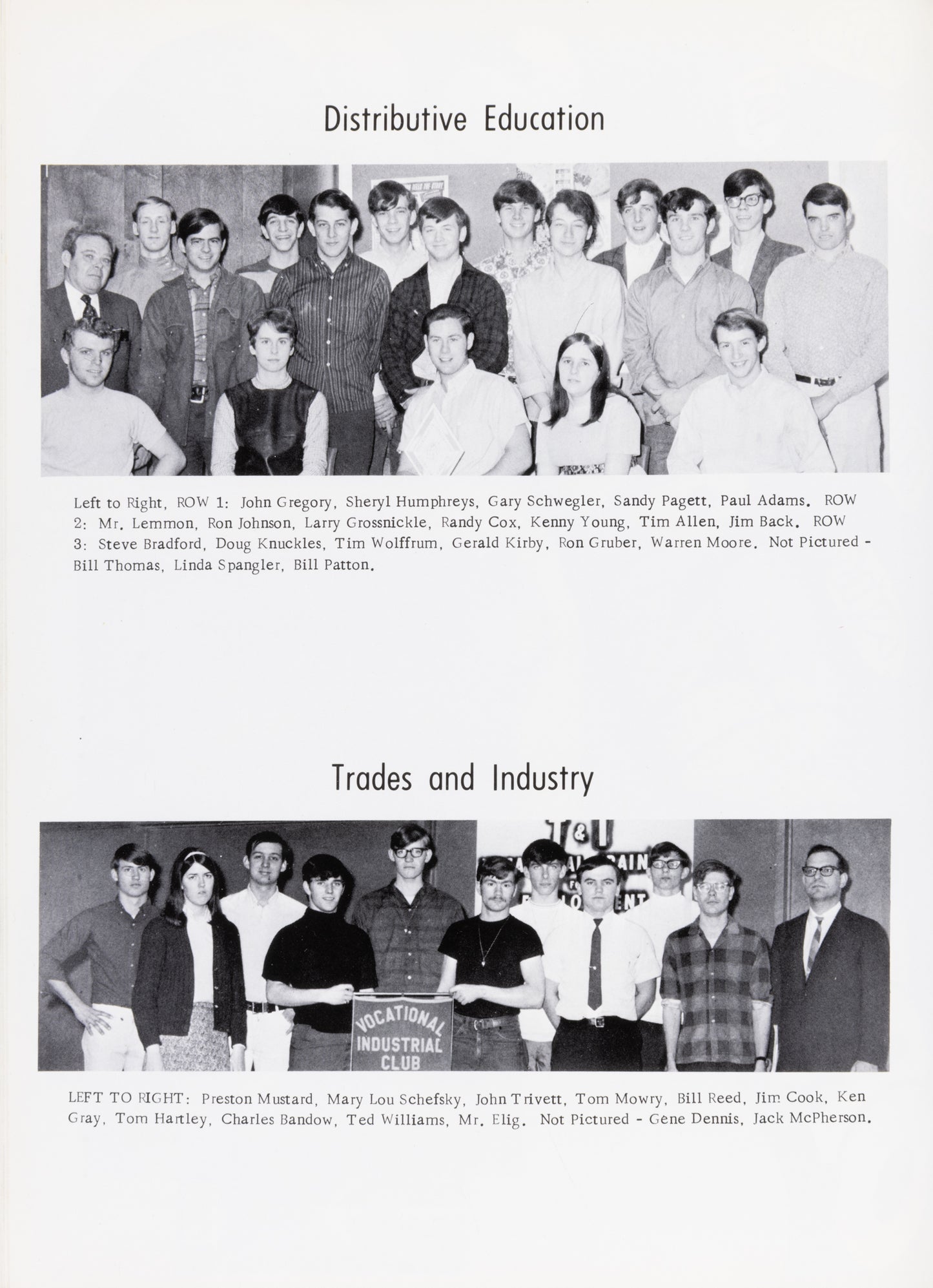 1969. Blanchester High School Yearbook