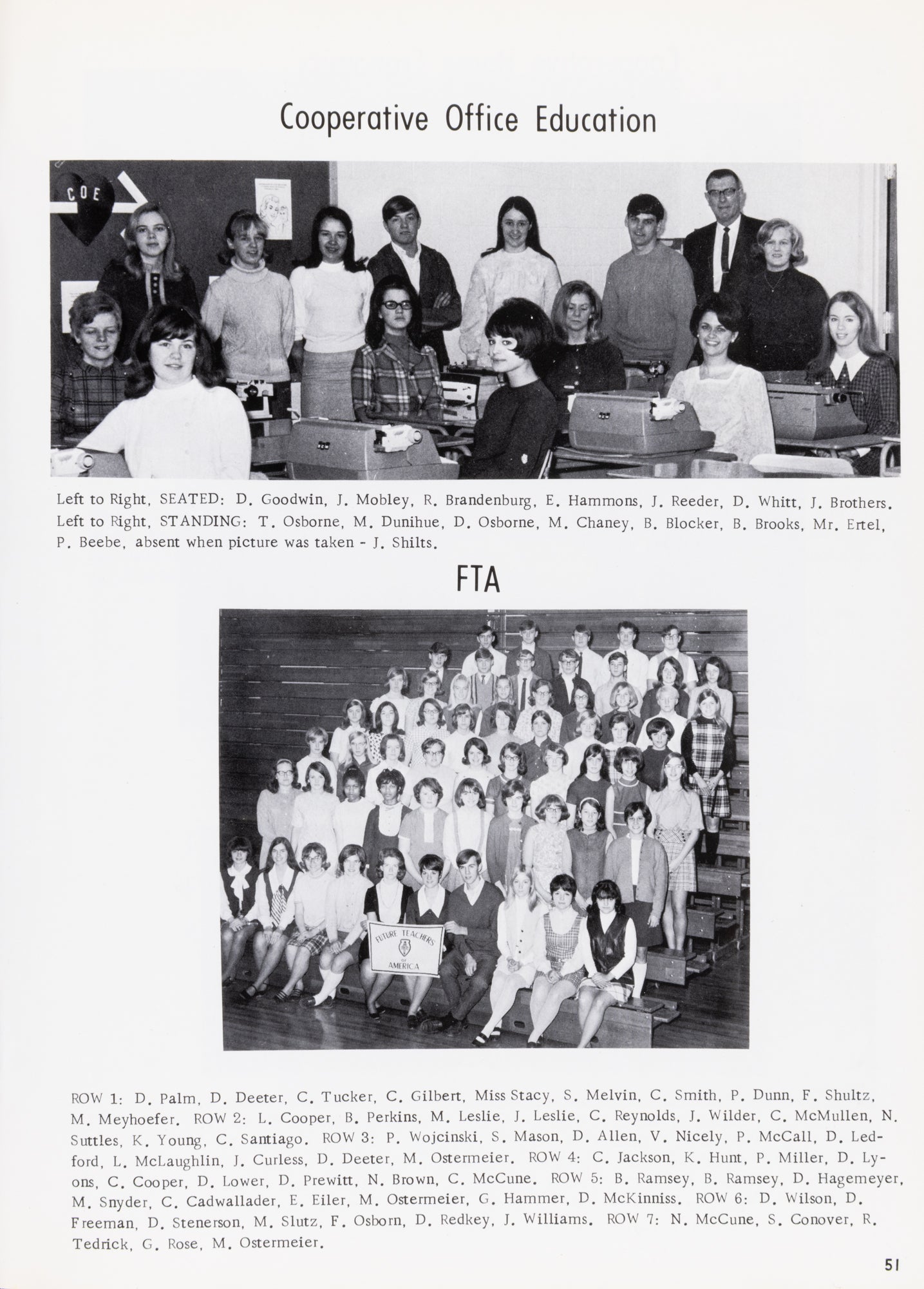 1969. Blanchester High School Yearbook