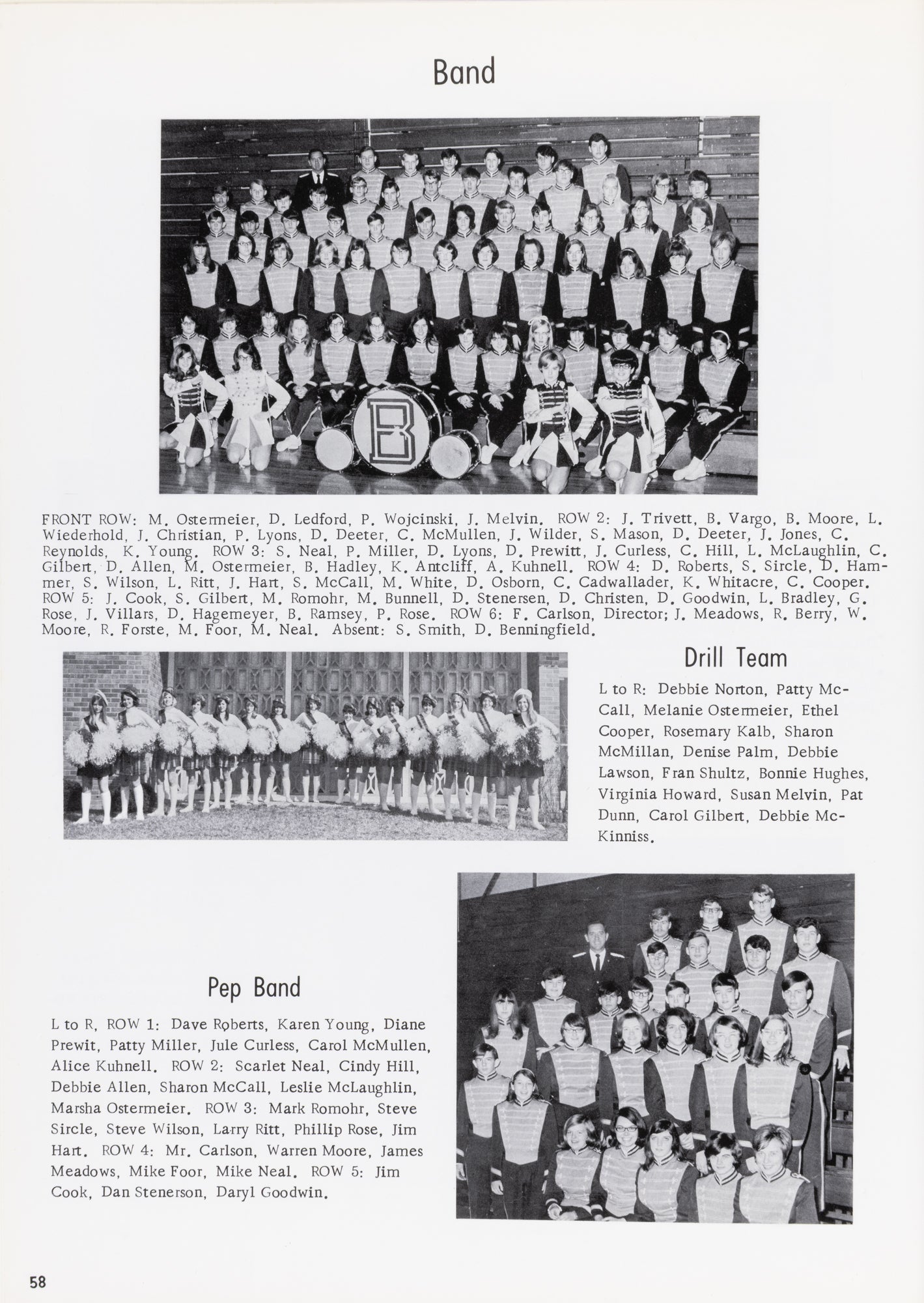 1969. Blanchester High School Yearbook