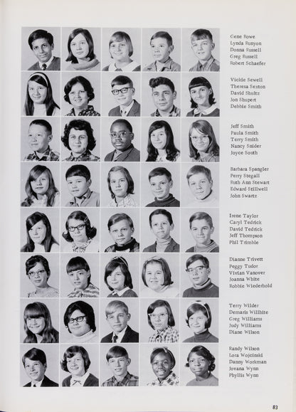 1969. Blanchester High School Yearbook