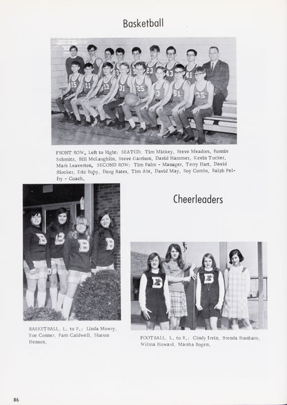 1969. Blanchester High School Yearbook