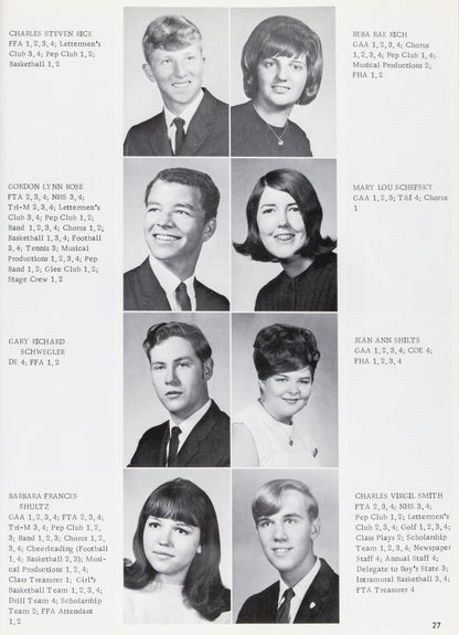 1969. Blanchester High School Yearbook