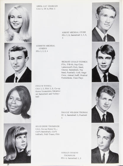 1969. Blanchester High School Yearbook