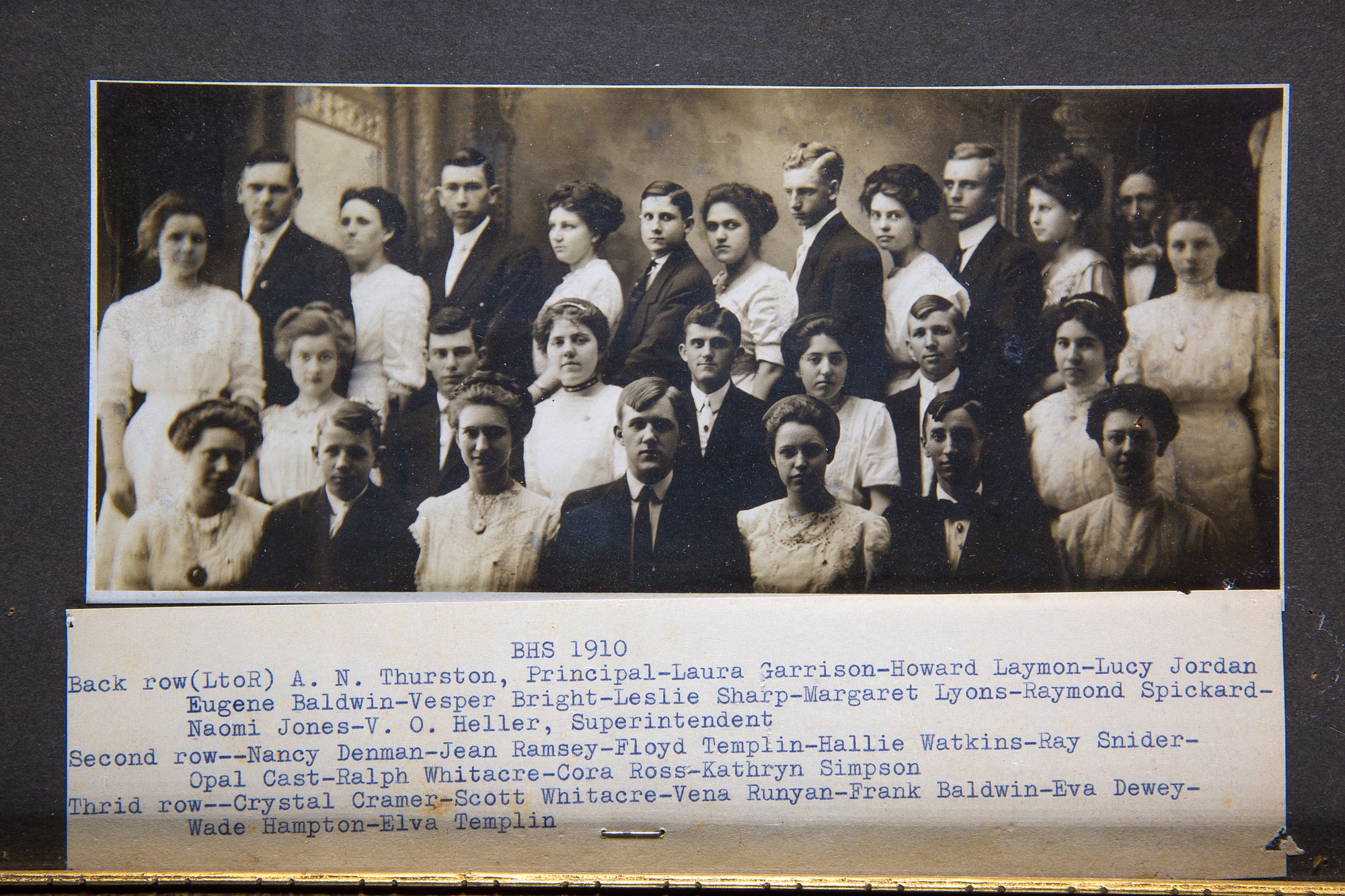 Blanchester High School Class of 1910. – Blanchester Area Historical ...