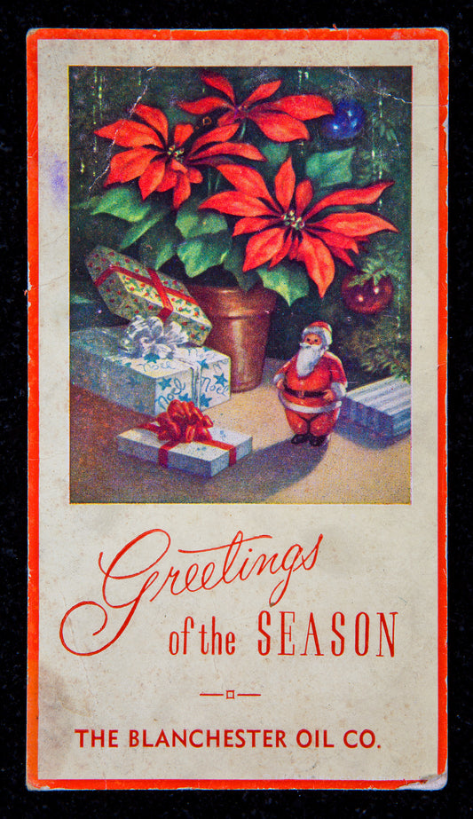 Blanchester Oil Company Christmas Card.