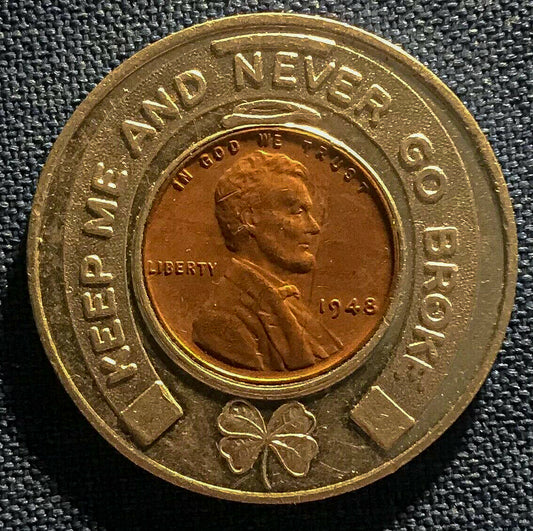 Blanchester Oil Company Penny Holder.