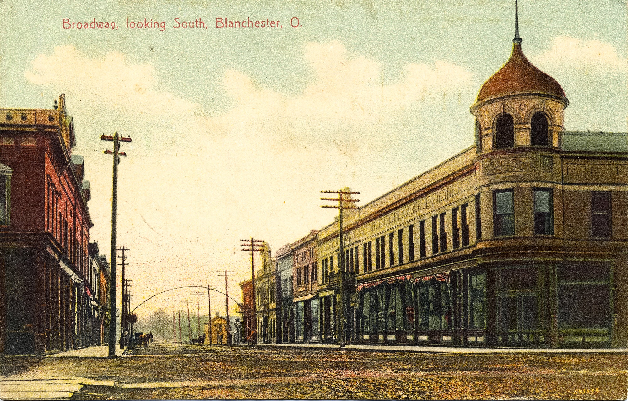 South Broadway looking South toward Bourbon Street. Blanchester ...