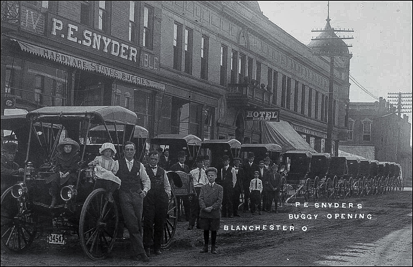 Circa 1912. P.E. Snyder Hardware dumbwaiter pulley.