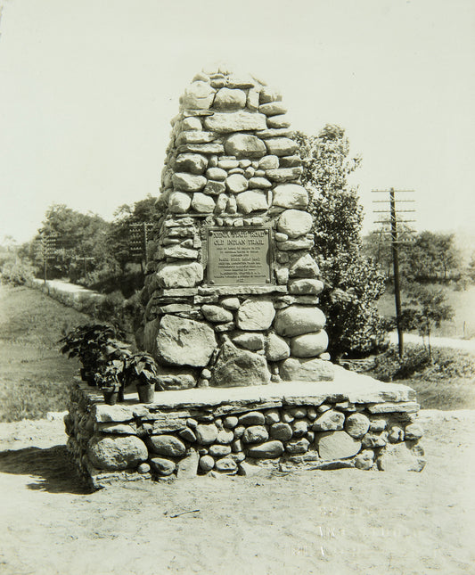 1927. Bullskin Trace Monument. Edenton.