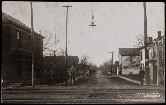 Circa 1907. East Main St. Midland.