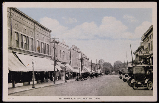Circa 1920s. South Broadway Looking South.