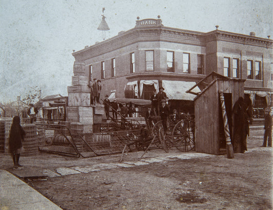 1907. The Morning After Halloween. Blanchester.