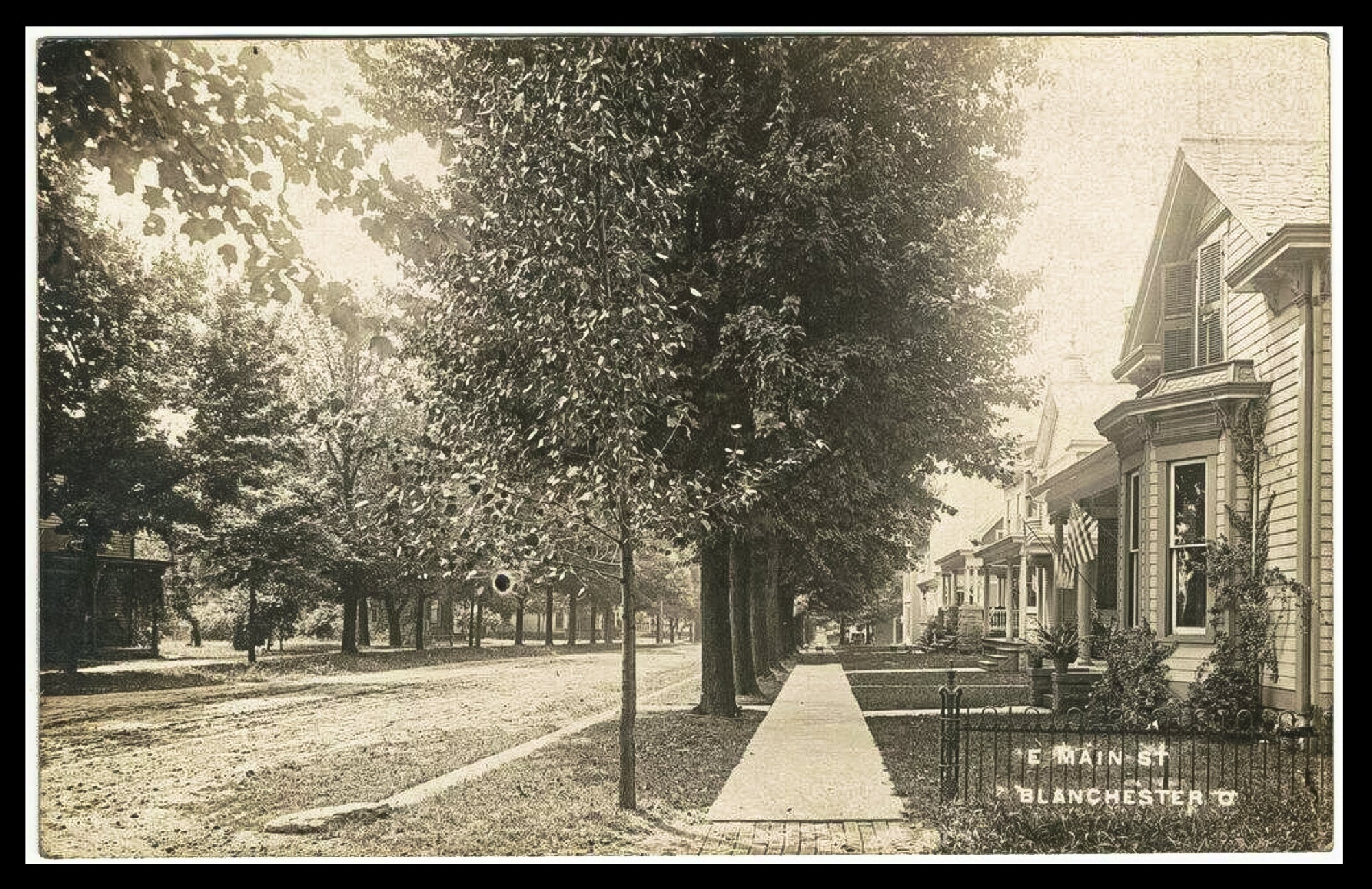 Street Scene From East Main Street. Blanchester. – Blanchester Area ...