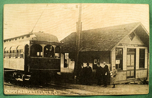 Depot at Fayetteville, Ohio.