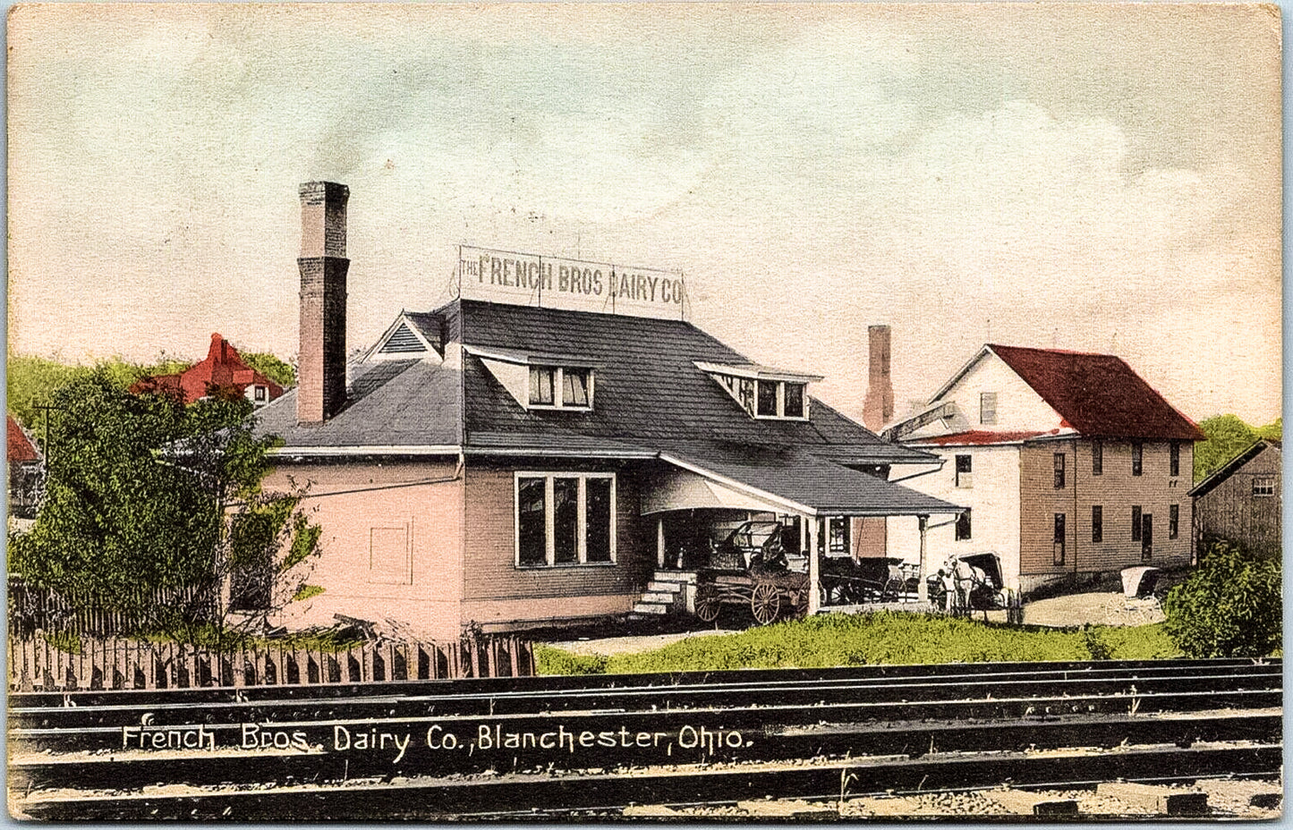 1909. French Bros. Creamery. Blanchester.