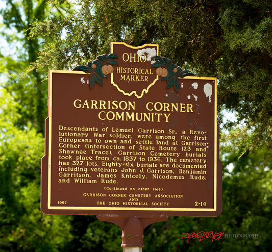 Garrison Corner Historic Marker.