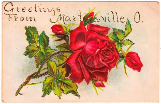 Greetings From Martinsville Postcard.