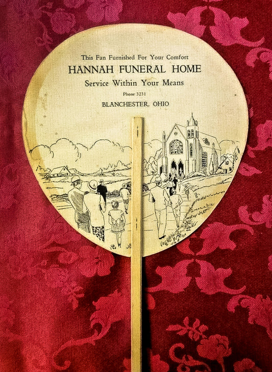 Hannah Funeral Home fan.