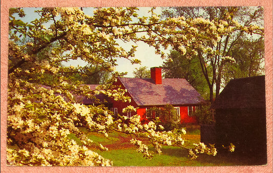 Greetings From Blanchester Postcard. House In Spring.