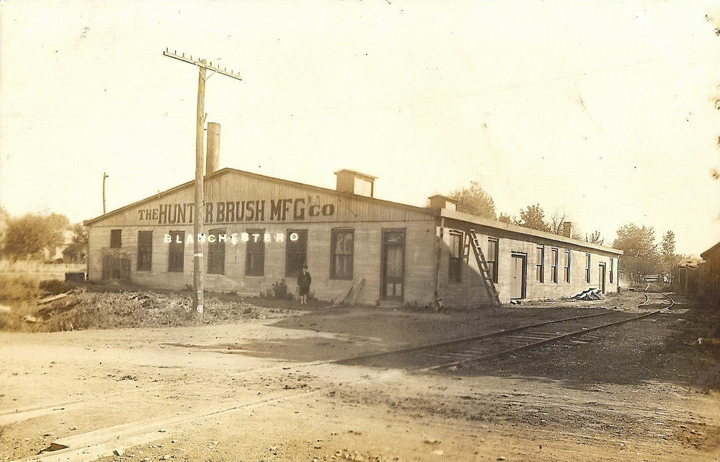 Hunter Brush Manufacturing Company Factory.