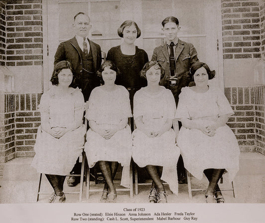 Jefferson High School 1923 Class Photo.