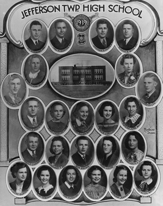 Jefferson High School 1939 Class Photo.