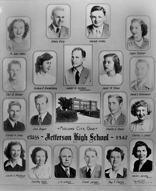 Jefferson High School 1947 Class Photo.