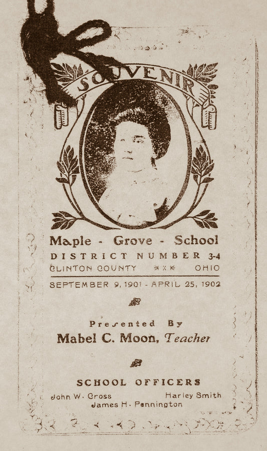 1902. Maple Grove School Souvenir.