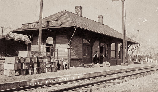 Martinsville depot.