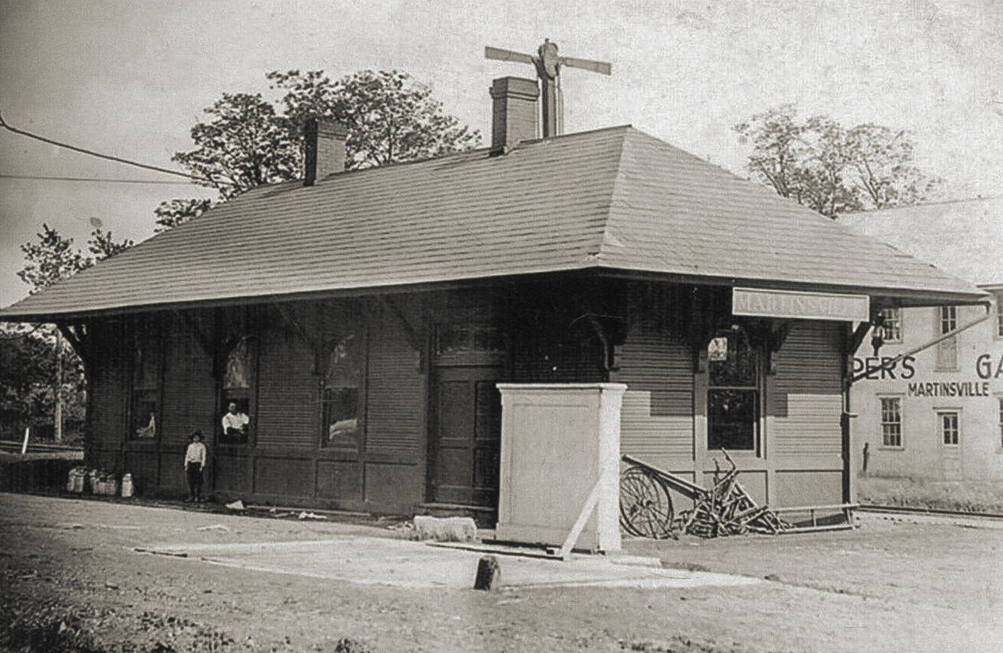 Martinsville depot.