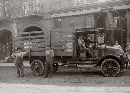 Circa 1918. McNeal & Crossley Trucking.