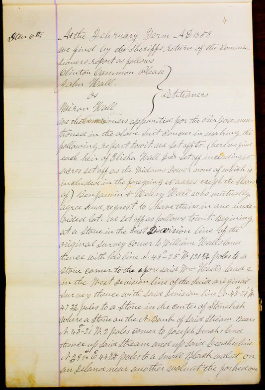 Old Survey/Deed Measurements.