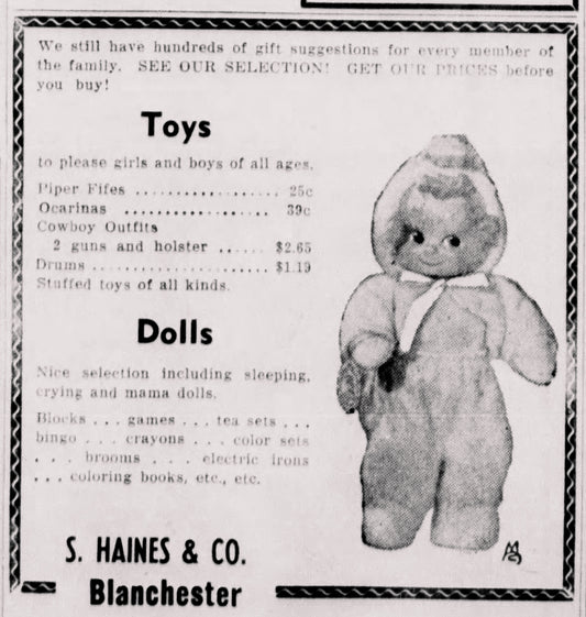 1946. S. Haines & Company Christmas ad.
