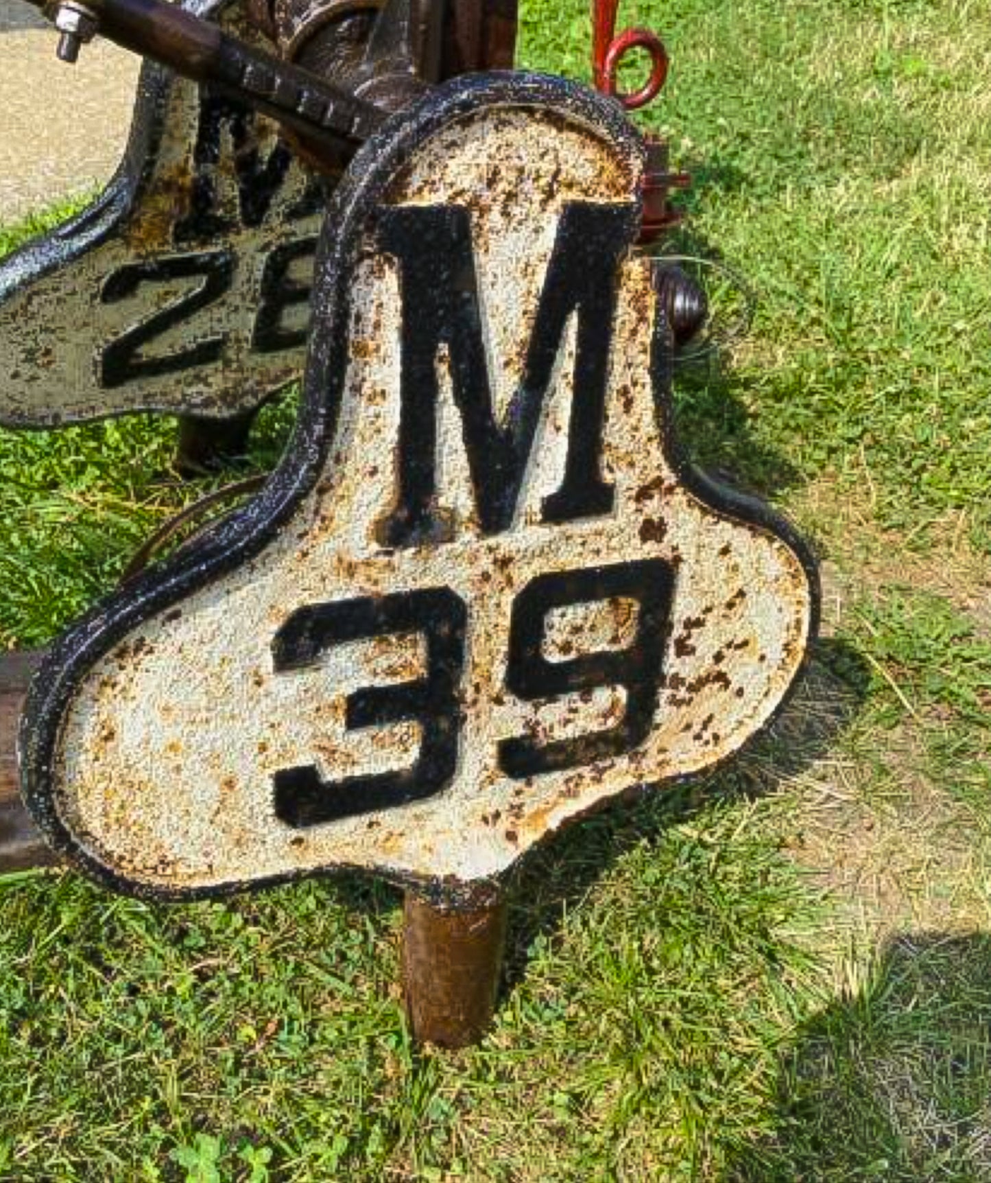 Midland Railroad Mile Markers.