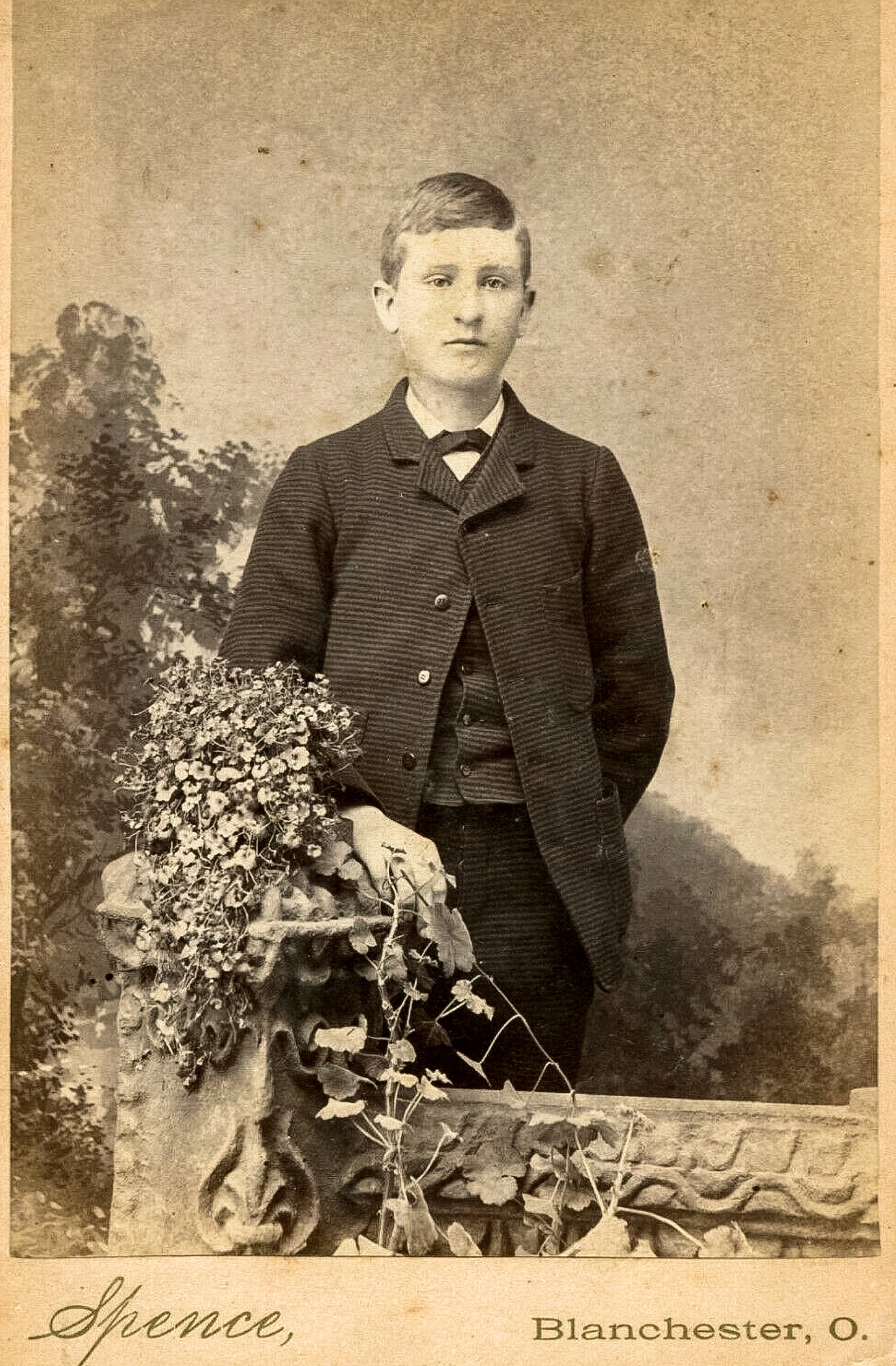 Young Man Portrait. Spence Photography. – Blanchester Area Historical ...