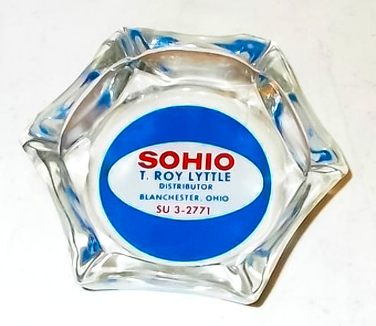 T. Roy Lyttle Sohio Ashtray. Blanchester.