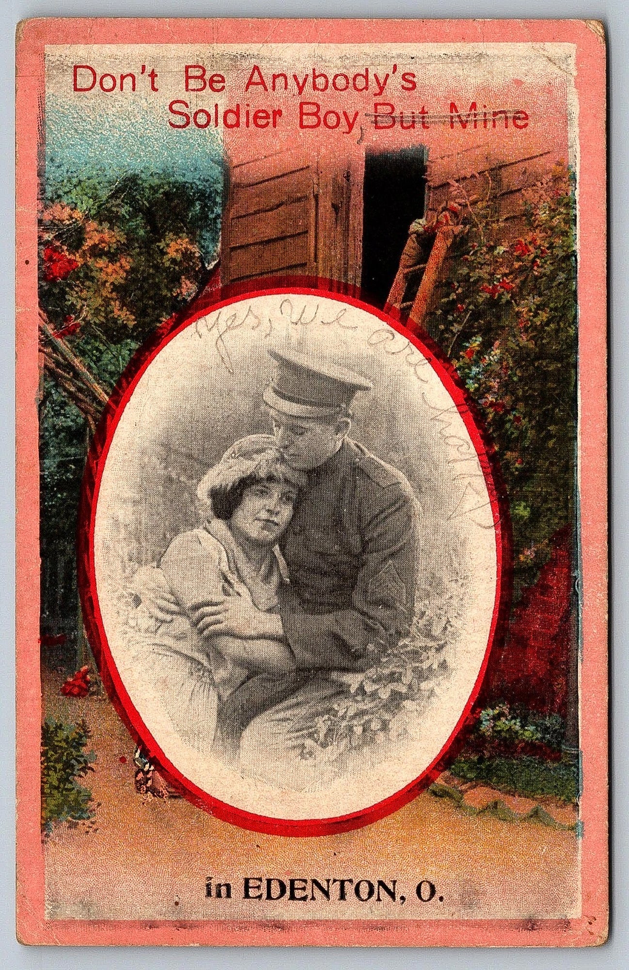 WWI era Postcard. Edenton, Ohio.