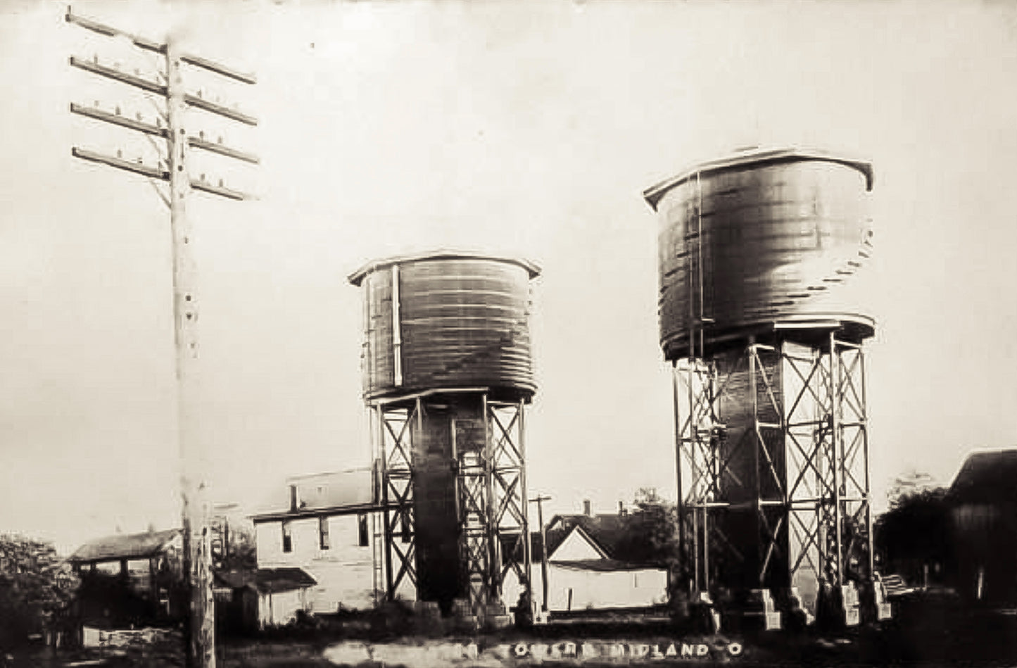 Midland water towers.