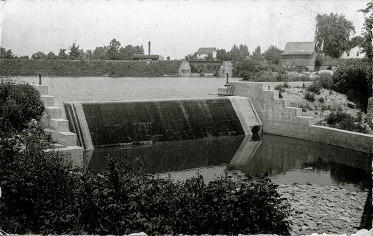 1918. Houston Upground Reservoir Dam. Westboro.